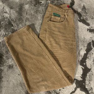 Empyre corduroy Tori's skateboarding pants.